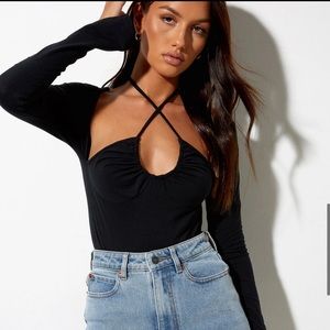 LASIRA BODICE IN BLACK